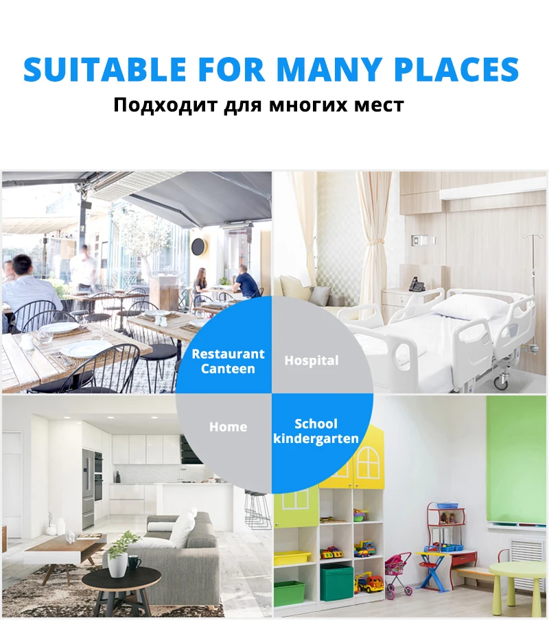 220 В ультрафиолетовая стерилизующая лампа 58 Вт УФ-дезинфекционная с высоким