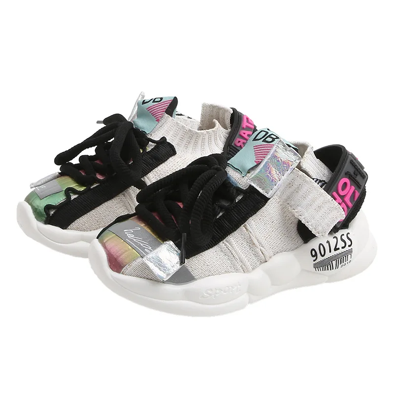 Спортивная обувь для девочек новинка весны и осени 2020 Детская Кокосовая дышащая