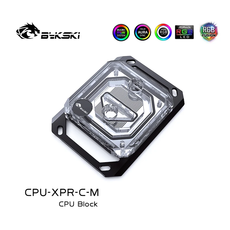 

Bykski CPU Water Block For INTEL LGA115X 2011 /AMD AM4 AM3 Ryzen 3/5/7 X470 X570,CPU Water Cooling Cooler 5V/12V CPU-XPR-C-I/M