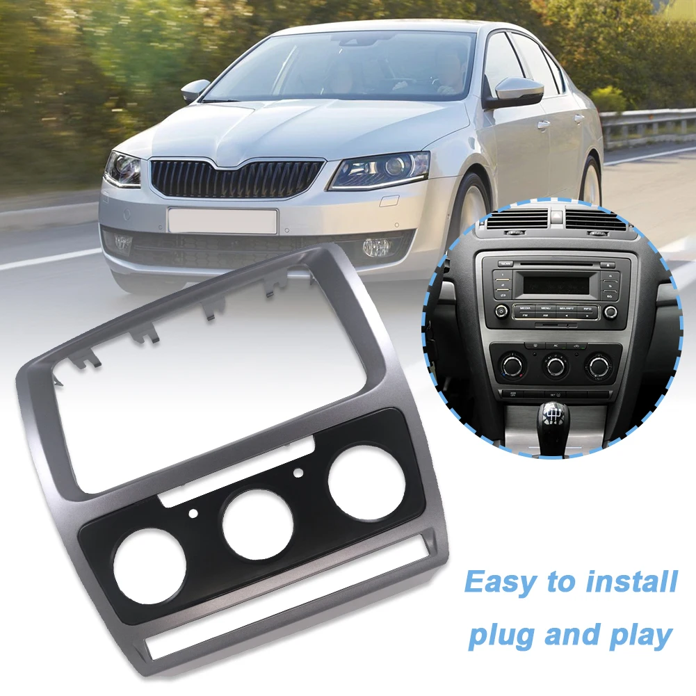 2 Din GPS DVD панель автомобильное радио рамка для Skoda Octavia 2013 комплект установки
