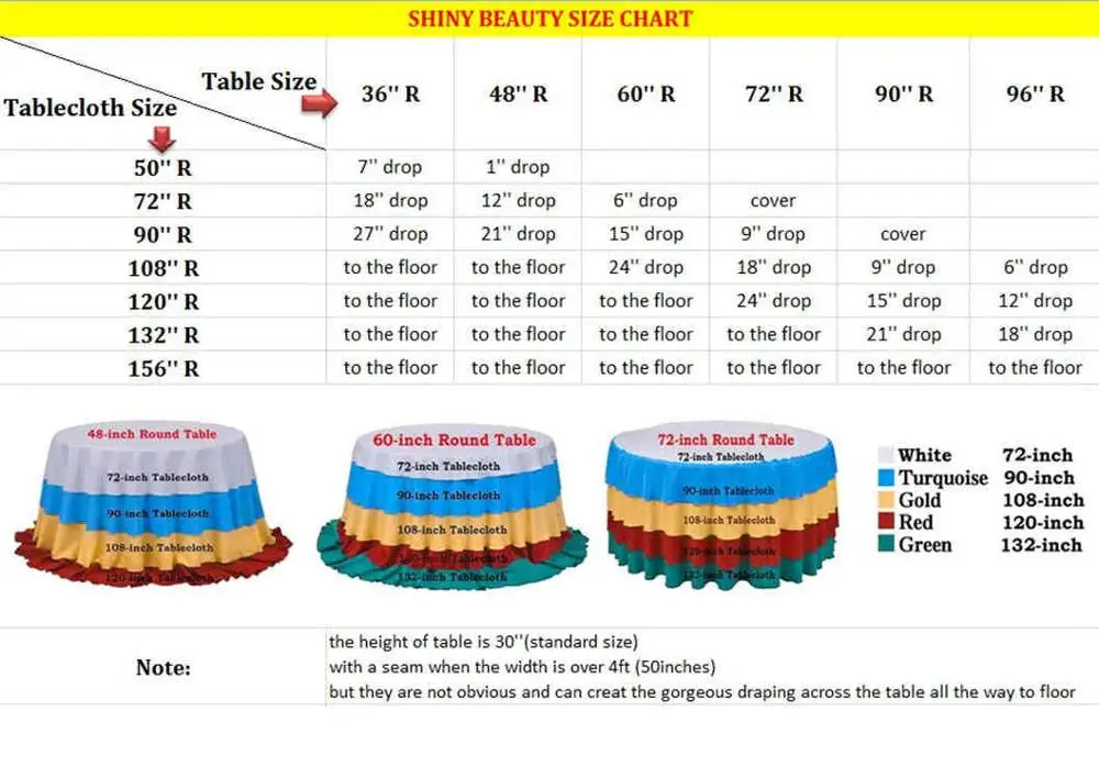 132in круглые цвета шампанского Румяна блесток скатерть Champange свадебные скатерти