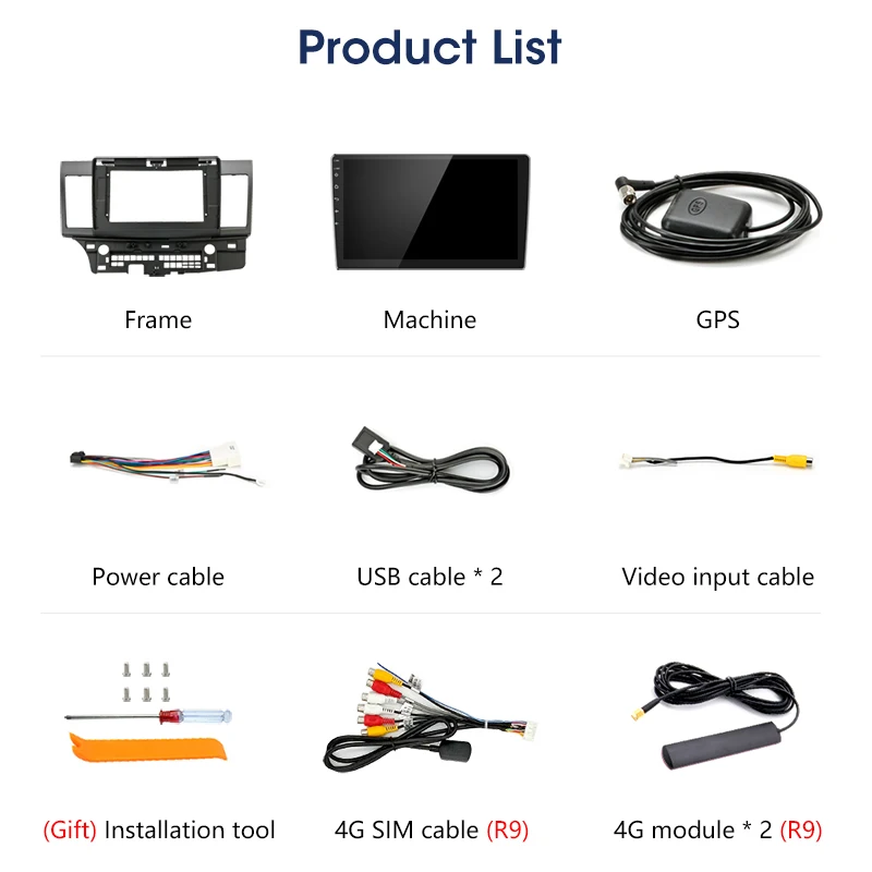 Jansite Wifi 10 &quotАвтомобильный радиоплеер для Mitsubishi Lancer 2 2007-2012 Android 8 1 сенсорный экран