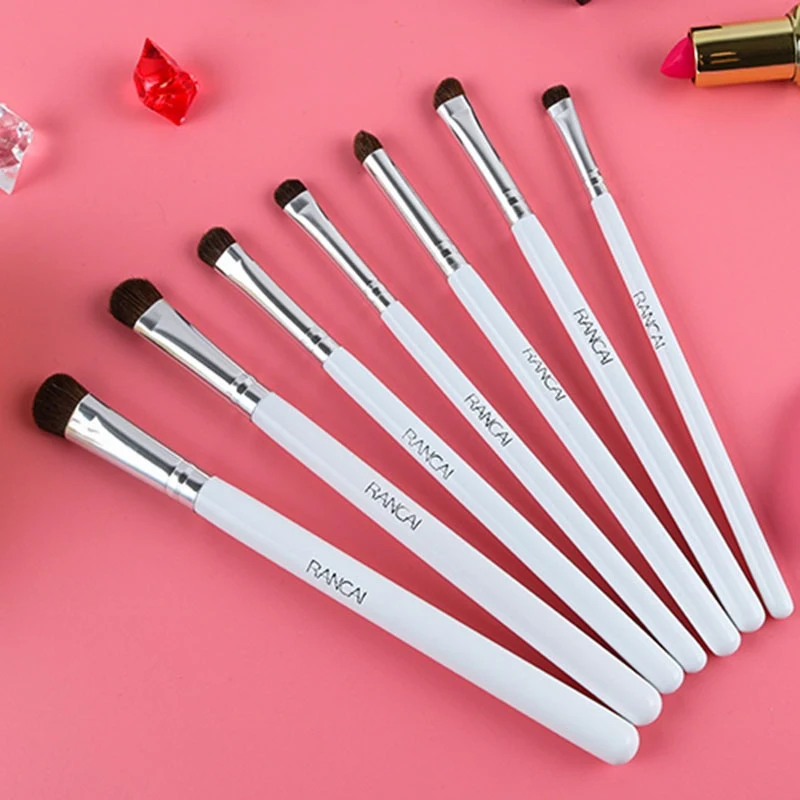 7 шт./компл. 4 вида профессиональных косметических кисти для макияжа Набор теней