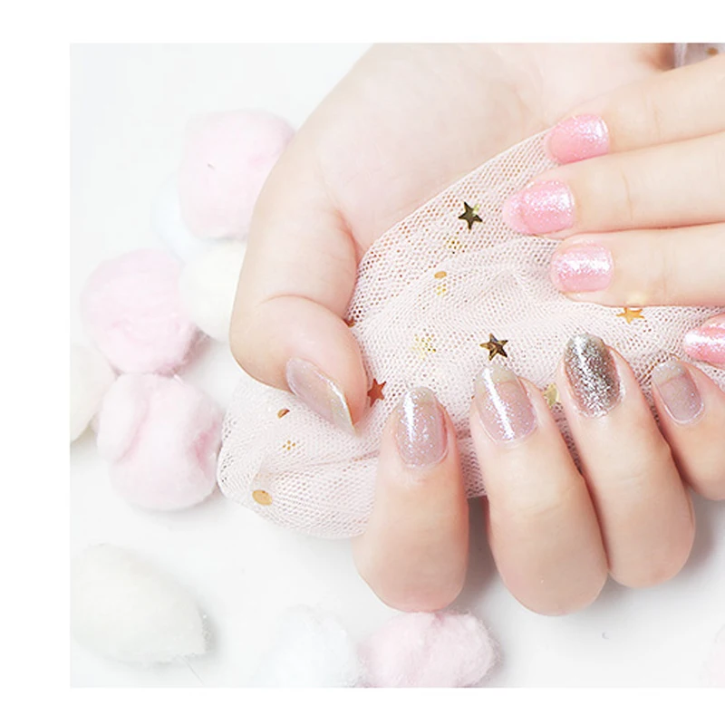 6 мл бриллиантовый блеск с ультрафиолетовым свечением Гель лак Полупостоянный