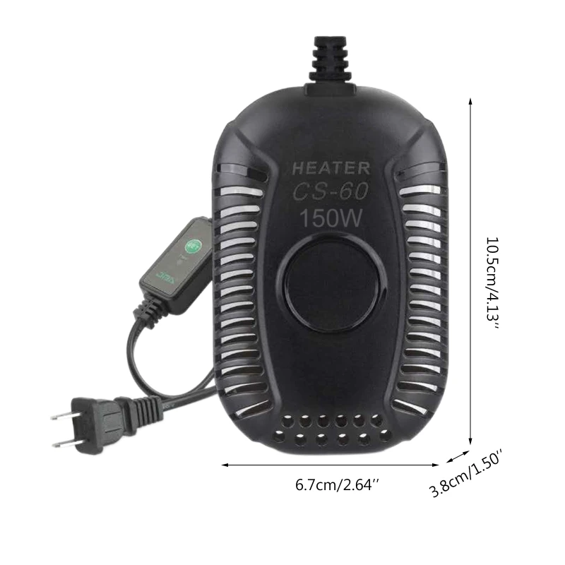 

Aquarium Heater Fish Tank Submersible Heater with LED Temperature Display