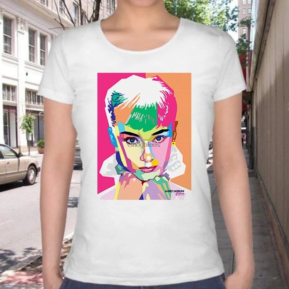 Женская рубашка Одри Хепберн (1) | Мужская одежда