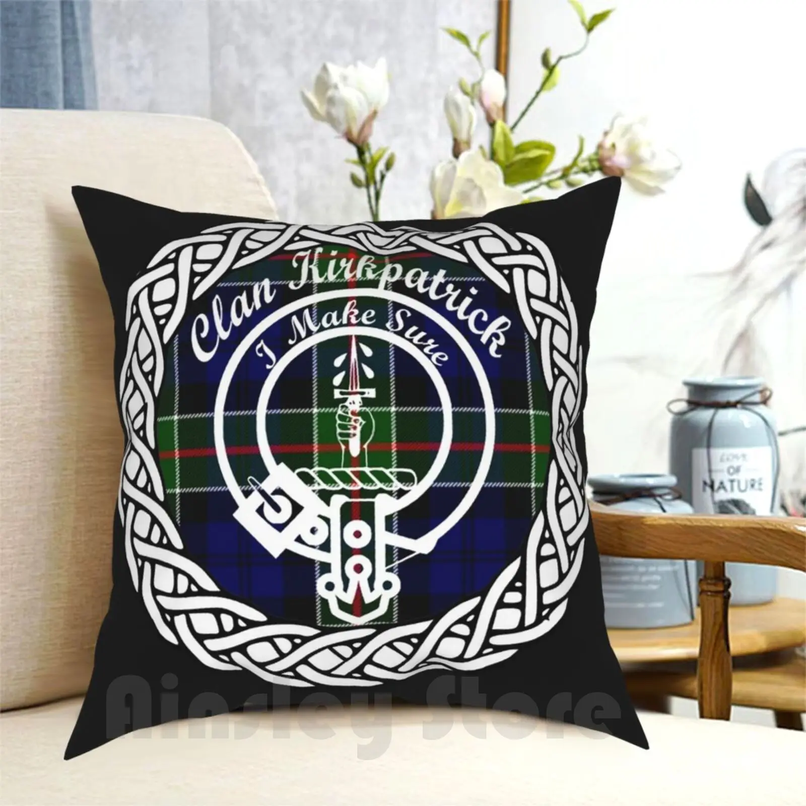 

Фамилия клана, клетчатый крест, значок, наволочка, наволочка с рисунком дома, мягкая ткань, Heraldry, пальто, таттан келтс