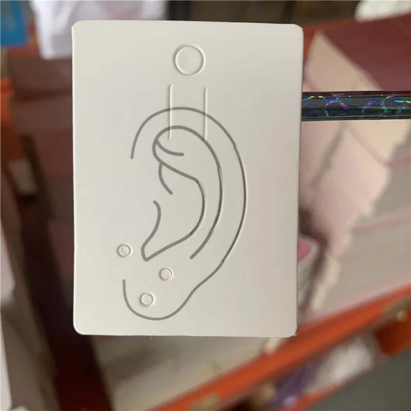 50pcs Kraft Paper Packing Tag Cards for Earring Jewelry Display Ear Bone Clip Nails Holder Handmade Jewelry Hanging Price Tags