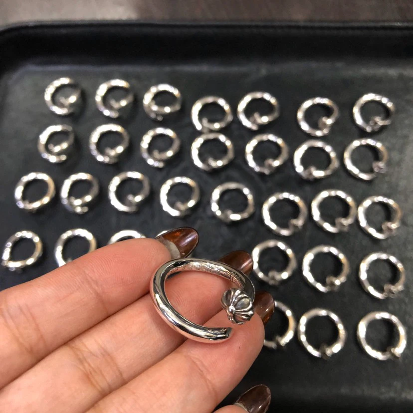

gothic retro style rings, dark style ringspunk style ringsRound head nail ring,925 silver sterling material
