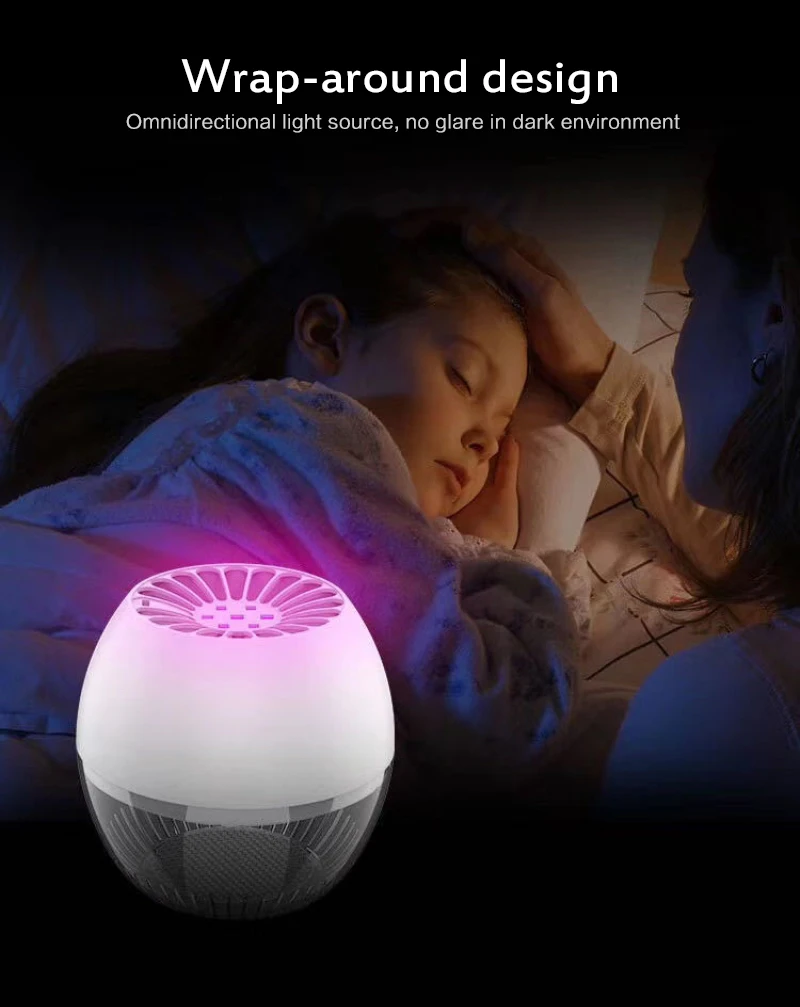 

Mosquito Killer Lamps Insect Grill Zapper Trap Catcher Lamp USB Killer Electric mata mosquito Lamp Fly-Bug Killer