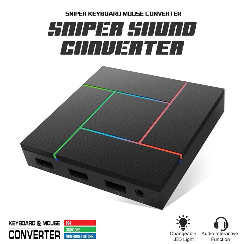 

PXN-K5 Gaming Keyboard & Mouse Adapter for PS4/PS3 for Nintendo Switch Gamepad Controller USB Gamepads Game Controller Converter