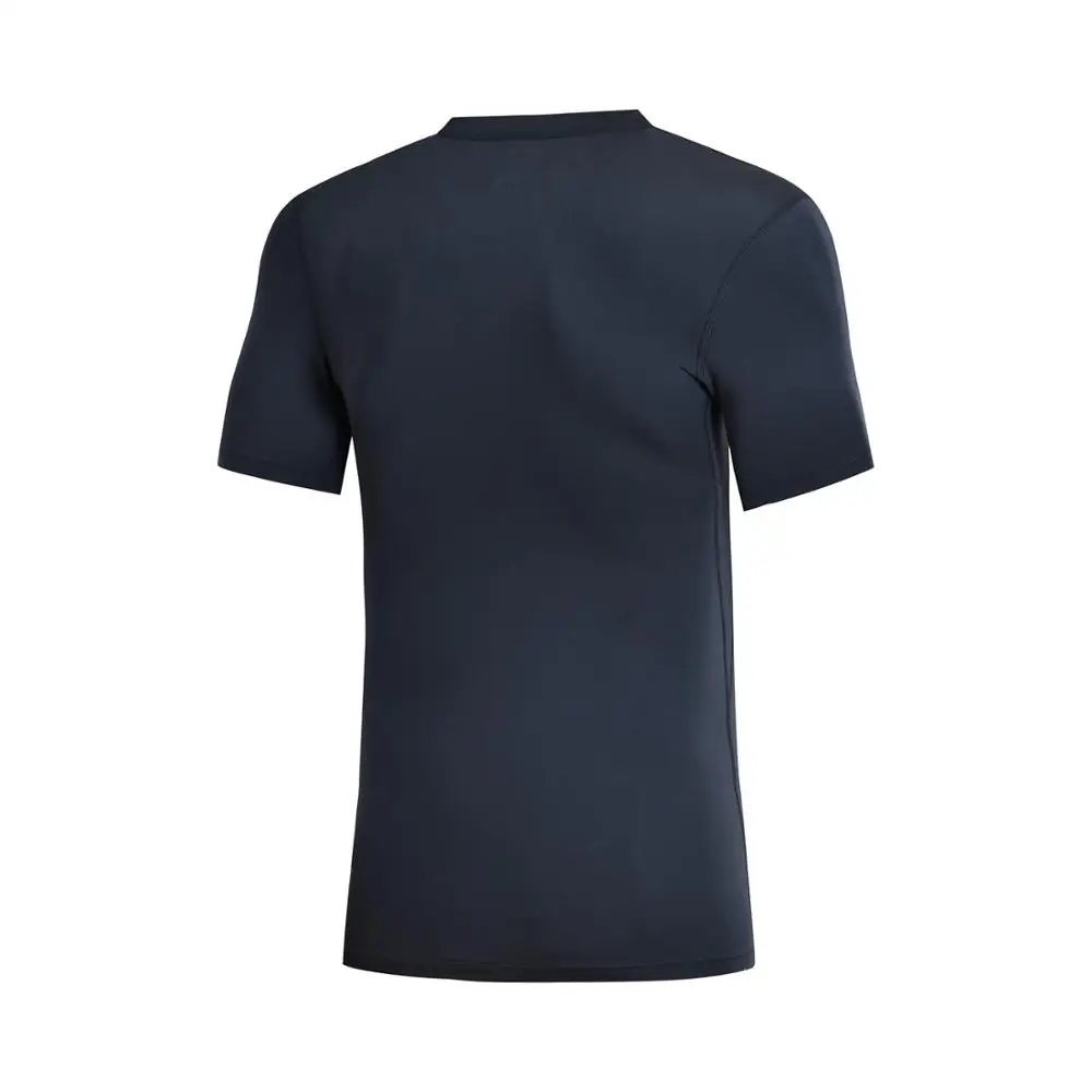 Мужская Тренировочная футболка Li Ning приталенный слой быстросохнущая дышащая