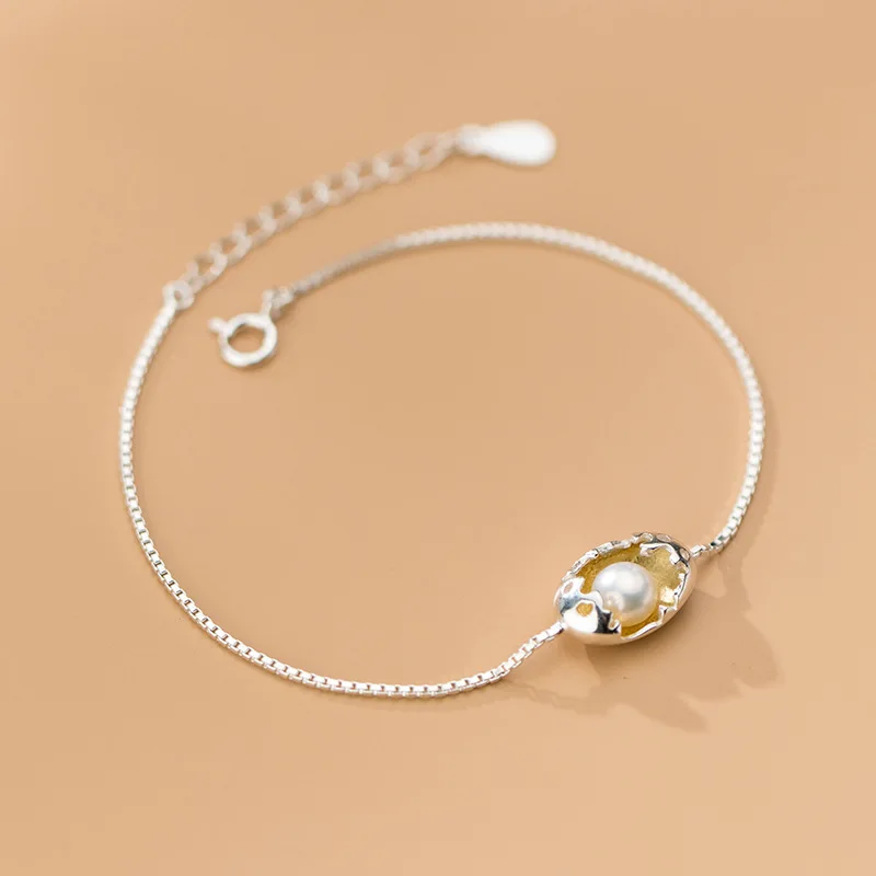 

LKO New Arrive Cute Silver 925 Bracelet for Women S925 Romantic Sweet Bracelet for Girls Best Gift Free Shipping