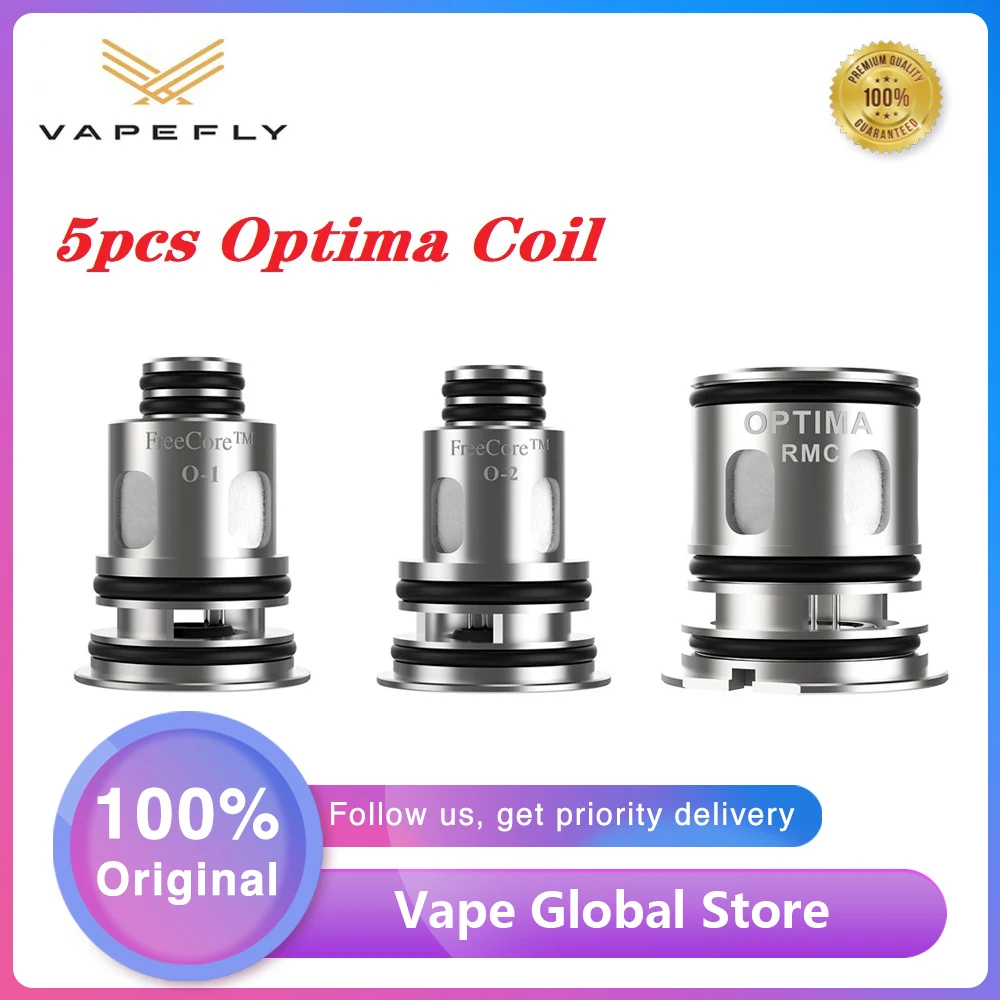Оригинальная новая электронная сигарета Vapefly Optima 1 шт./5 шт. с сетчатой катушкой