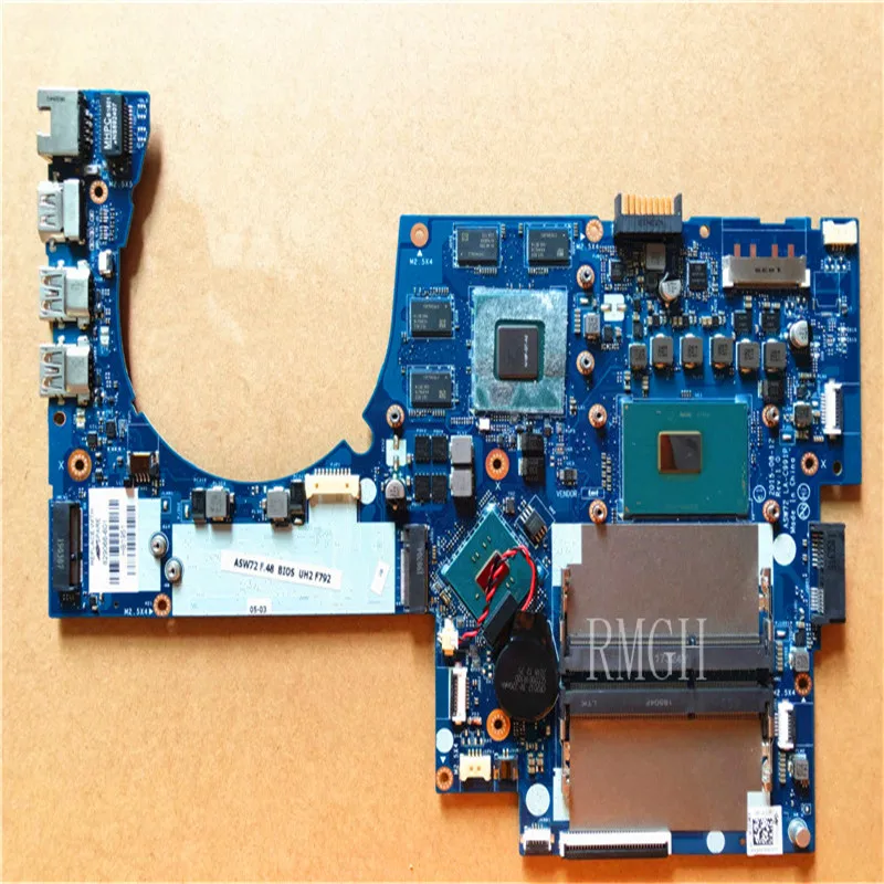 

Оригинальная материнская плата для HP 17-N TPN-T123 829066-601 LA-C991P SR2FQ I7-6700HQ 100% Test ok