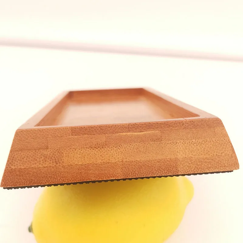 Кухонная точилка прочная Нескользящая база прямоугольная бытовая бамбуковая