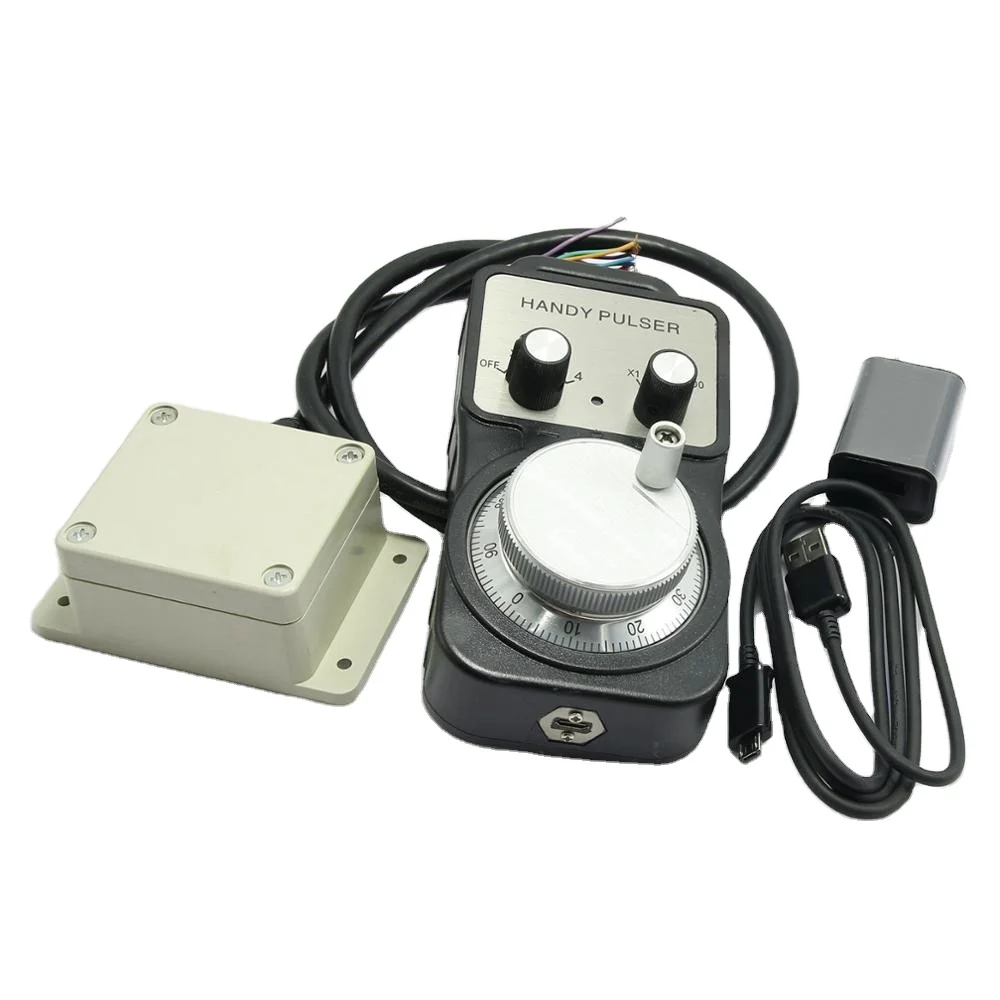 

Universal CNC Wireless Handwheel/Handheld Pulse Generator CNC Machine Tools Manual Pulse Generator