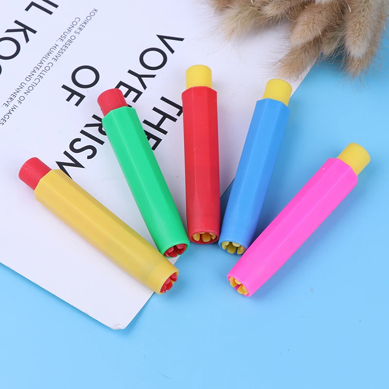 

5pcs Health Non-toxic Chalk Holder Chalk Clip Clean Hold For Teaching Stationery