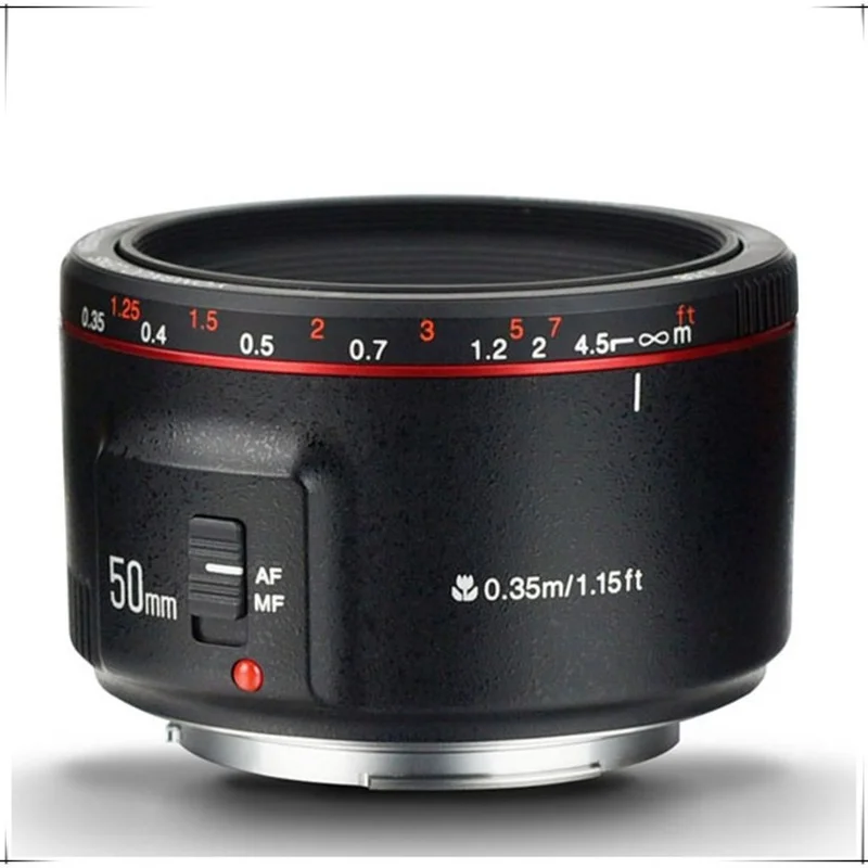 Новый объектив YN50mm F1.8 II с большой апертурой и автофокусом для камеры Canon эффектом