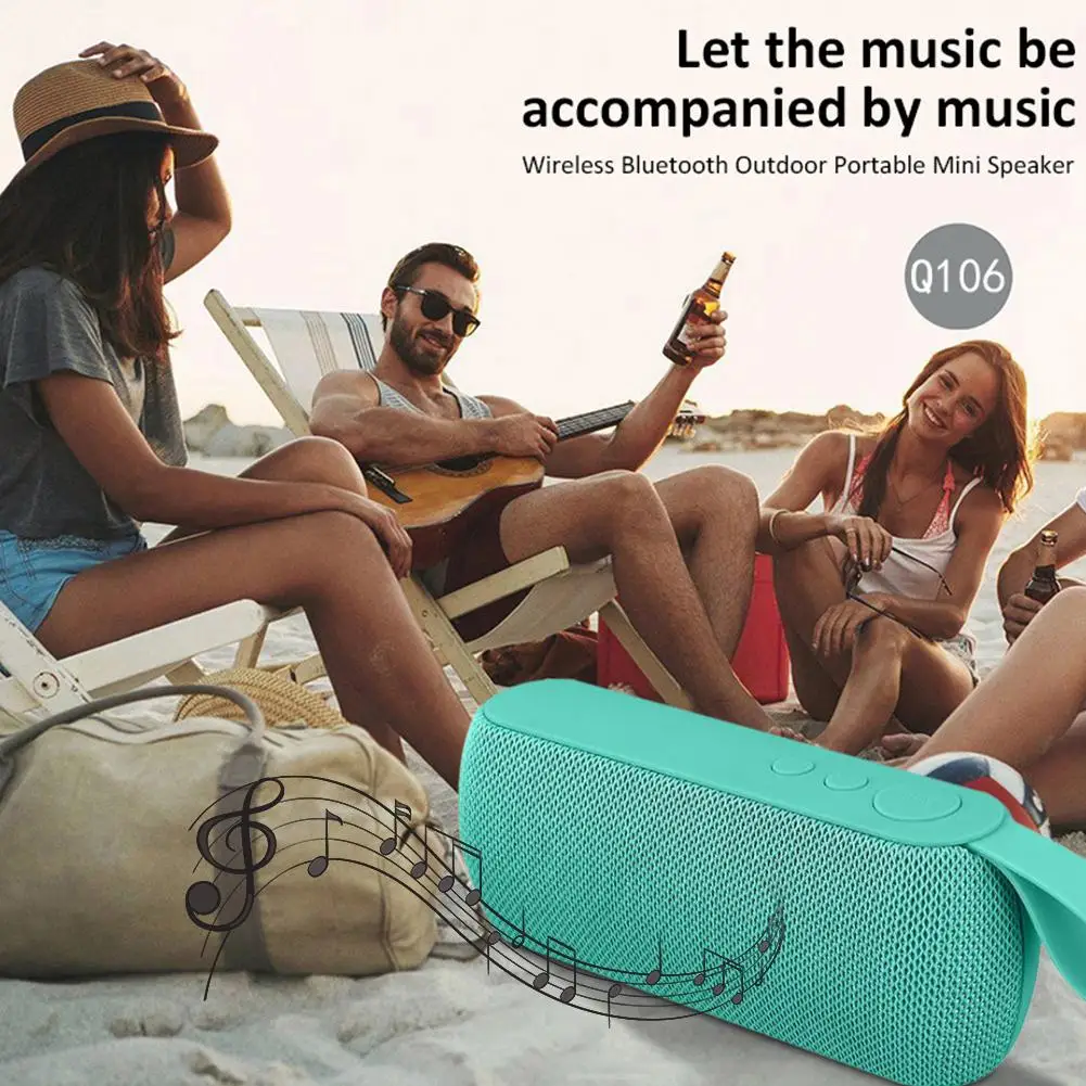 Перезаряжаемый беспроводной Bluetooth динамик портативный мини сабвуфер Поддержка TF