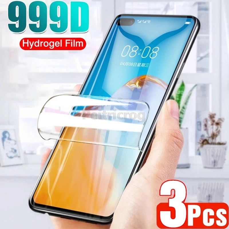 Гидрогелевая пленка для экрана Huawei Mate 40 30 20 Pro 10 Lite, полное покрытие для P40 P30 Pro P20 Lite P10 P Smart z, не стекло