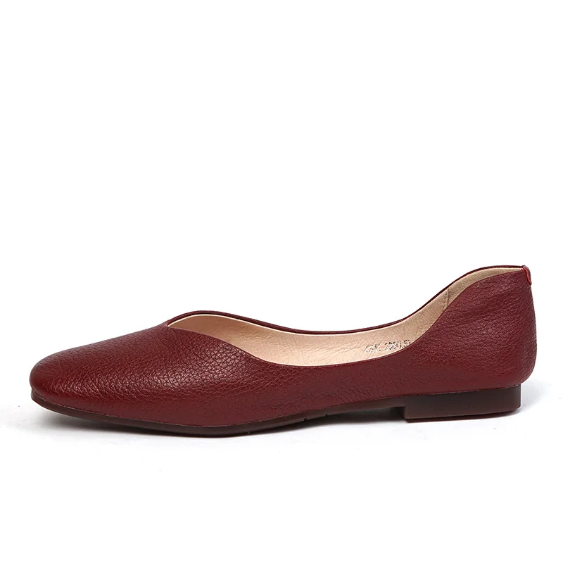 

Genuine Leather New Low Heels Women Pumps Design Simple Shoes Women Shoes 4 Seasons Casual Shoes Female Office Ladies Shoes