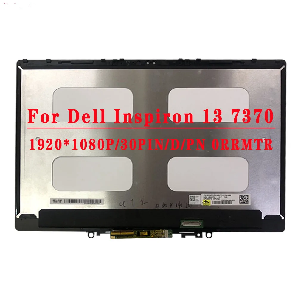 

13.3 inch FHD 1920*1080 EDP 30pin With Touch LCD Screen Panel Digitizer Assembly For Dell Inspiron 13-7370 13 7370 P83G Assembly