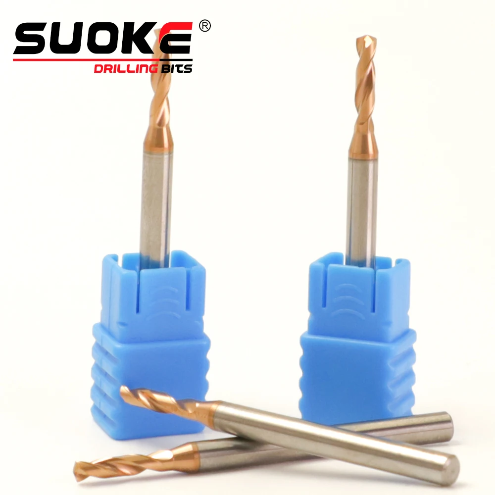 3 шт./компл. микро зернистое твердое Карбидное вольфрамовое твист фреза ЧПУ фрезы