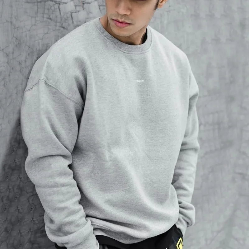 

Men's Sport Pullops T-Shirts Outdoor Running Fitness Exercise Cotton Leisure Round Neck Long Sleeve Tops Autumn/Winter New Item