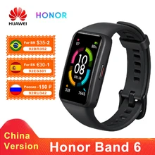 Huawei HONOR Band 6 Heart Rate Monitor Watch Smartwatch Blood Oxygen Fitness Smart Bracelet Waterproof Wristbands Global Version