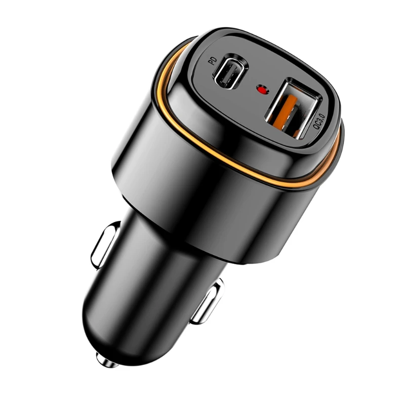 

QC3.0PD Car Charger Multi-Function Cigarette Lighter Conversion Dual USB Port Adapter Fast Charging Phone Quick Charger N0HF