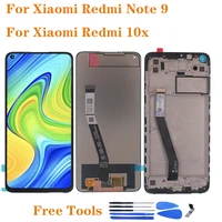 6 53 original display for xiaomi redmi note 9 m2003j15sg lcd touch panel screen digitizer assembly for redmi 10x 4g note9 lcd