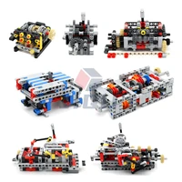 moc high tech parts all kind of multi speed engine gearbox set model building blocks bricks compatible with motor pf set diy toy
