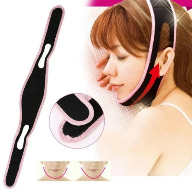 Эффективный пояс для подтяжки лица маска похудения массажная сна Корректор Лица
