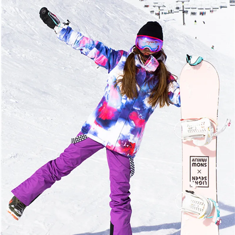 

Уличный лыжный женский костюм Халк для сноуборда, куртка и штаны для горных лыж, водонепроницаемое дышащее уличное зимнее теплое пальто, ко...