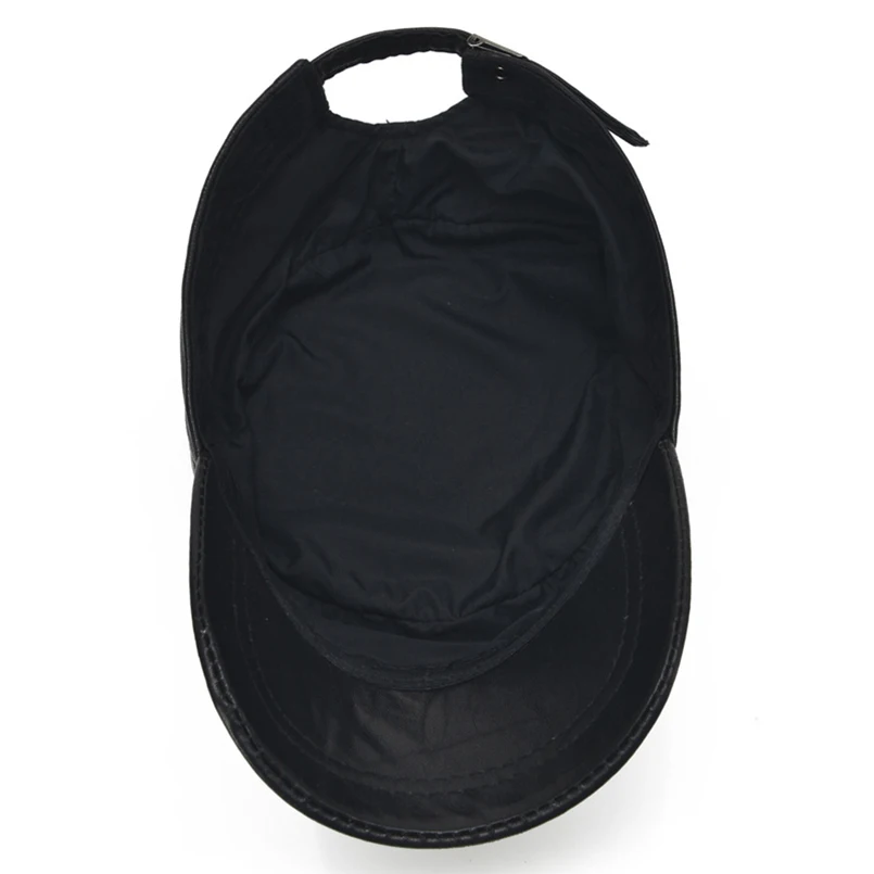 EAGLEBORN новая осенне зимняя шапка для папы 100% натуральная кожа военные шапки мужчин