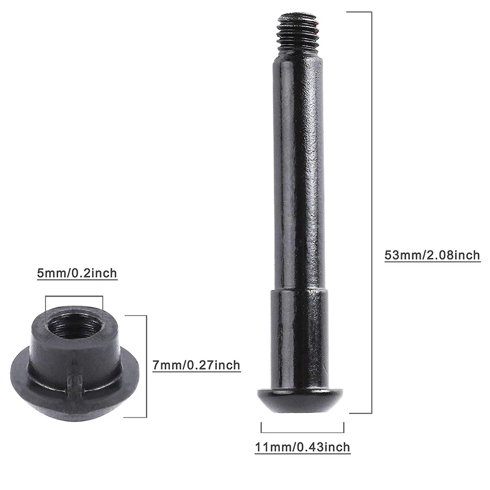

Scooter Folding Screw Shaft Locking Screw Fixed Parts Compatible Replacement For Xiaomi M365 Black Electric Scooter Parts