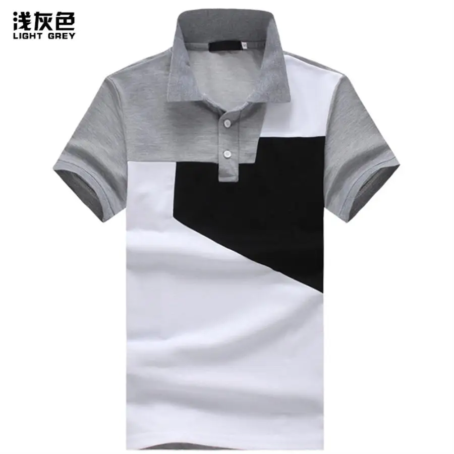 Мужская классическая рубашка черная или белая укороченная футболка в стиле