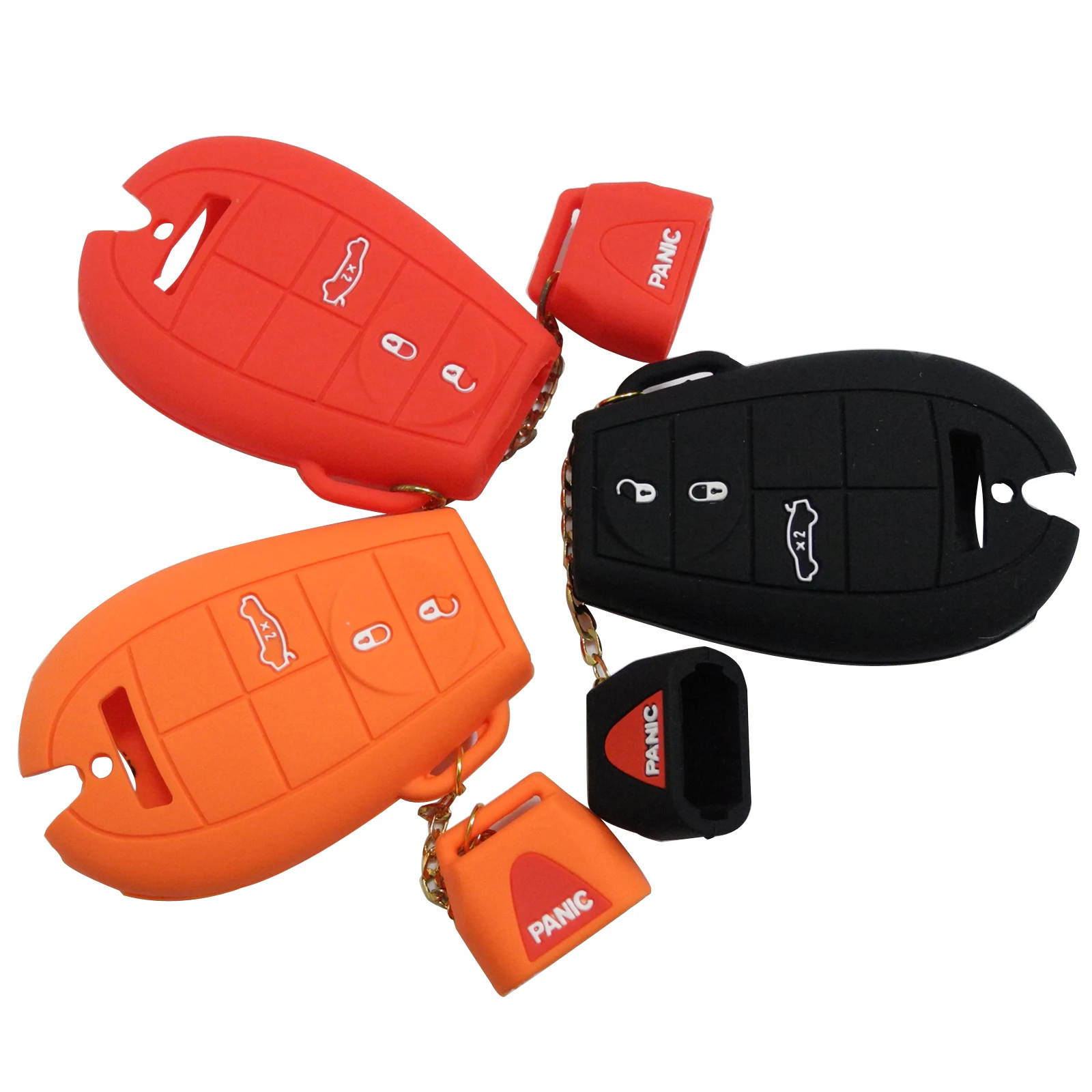 

Kutery силиконовый резиновый чехол для автомобильного ключа чехол для Jeep Grand Cherokee Chrysler Dodge Challenger путешествие дистанционный ключ Защита 4 кнопки