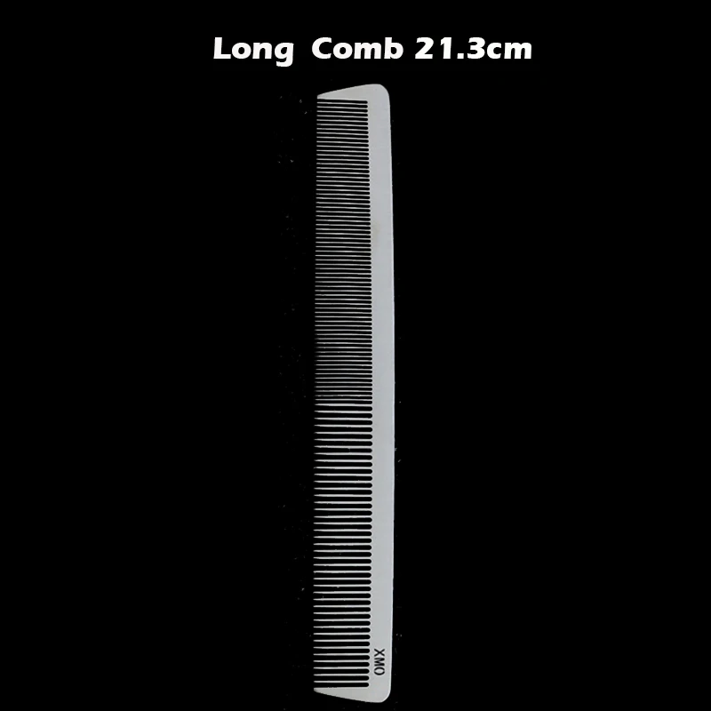 Long Comb 21.3cm Brainbow 1 шт. титановая сталь гребень профессиональные салонные для волос парикмахерские антистатические парикмахерский гребень ультра тонкая щетка для волос для мужчин - Цвет: Long Comb 21.3cm