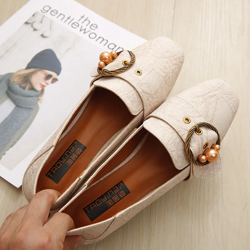 

2020 Faux Suede Women's Loafers Spring Autumn Shoes Female Casual Loafers Shoes