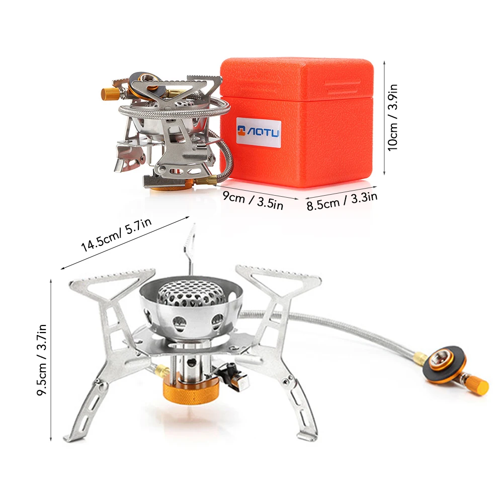Портативная газовая плита с пьезозажиганием разделенная печь уличная для