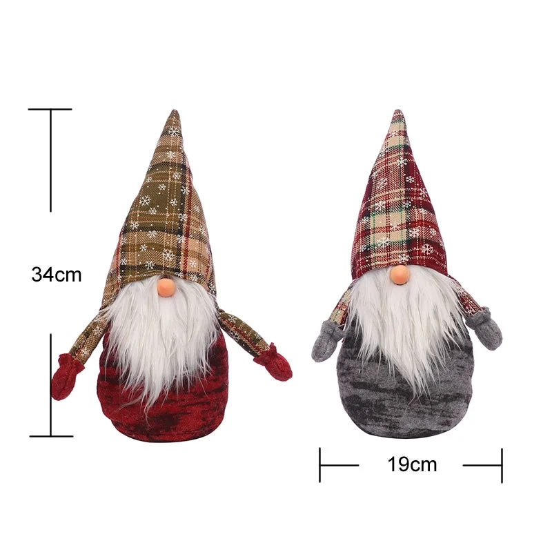 Карликовая кукла красный зеленый лес человек украшение инновационная белая