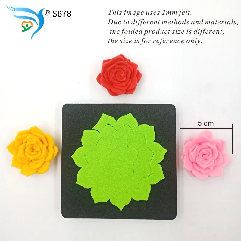 Цветок новая деревянная форма вырубки для скрапбукинга Thickness-15.8mm S678