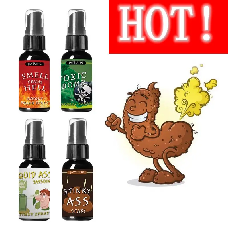 30 мл супер вонючая жидкость Fart страшный запах спрей длительный Хэллоуин розыгрыш