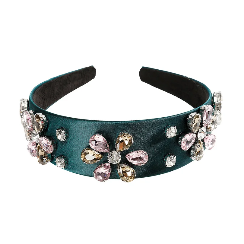 Женский обруч для волос AWAYTR широкий с цветочной гравировкой аксессуар волос| |