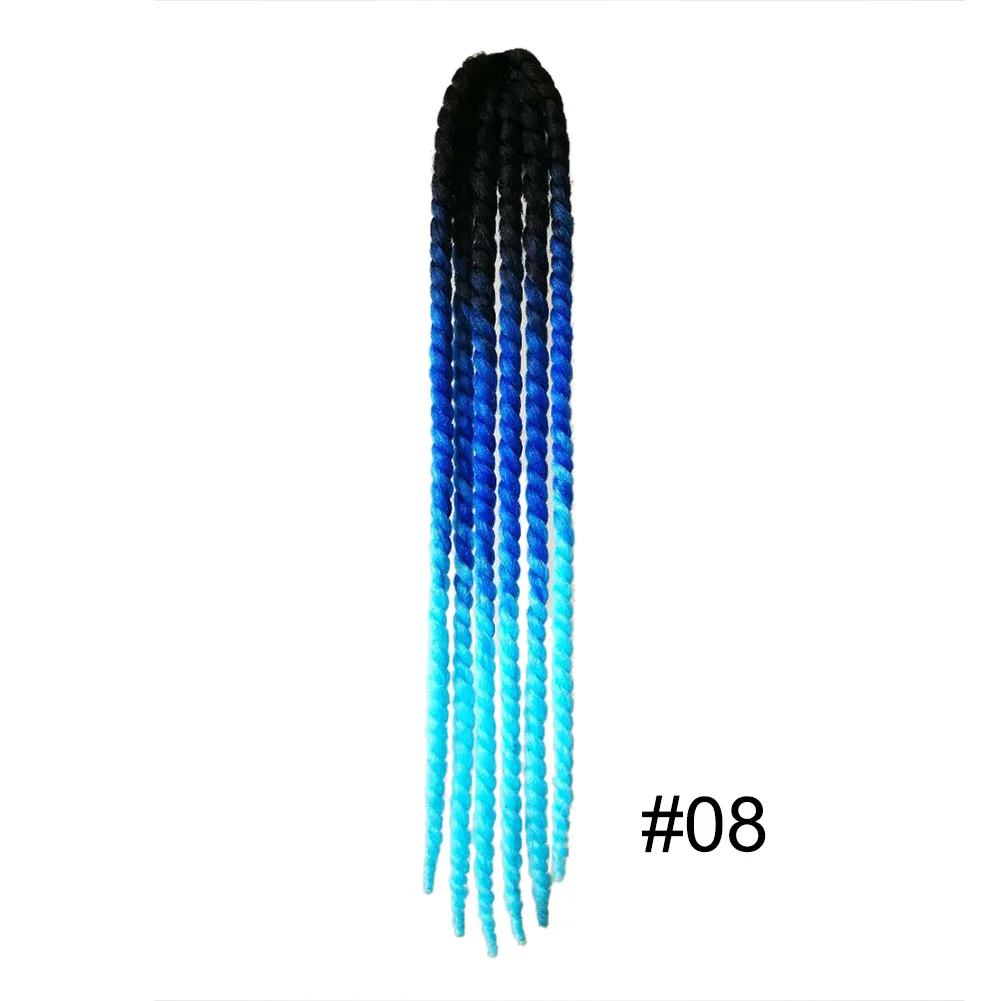 

2021 New Motorcycle Helmet Braids Woman Braids Wig For Motorbike Helmets 11 Colors Twist Dual Pigtail Ponytail With Sucker Bow