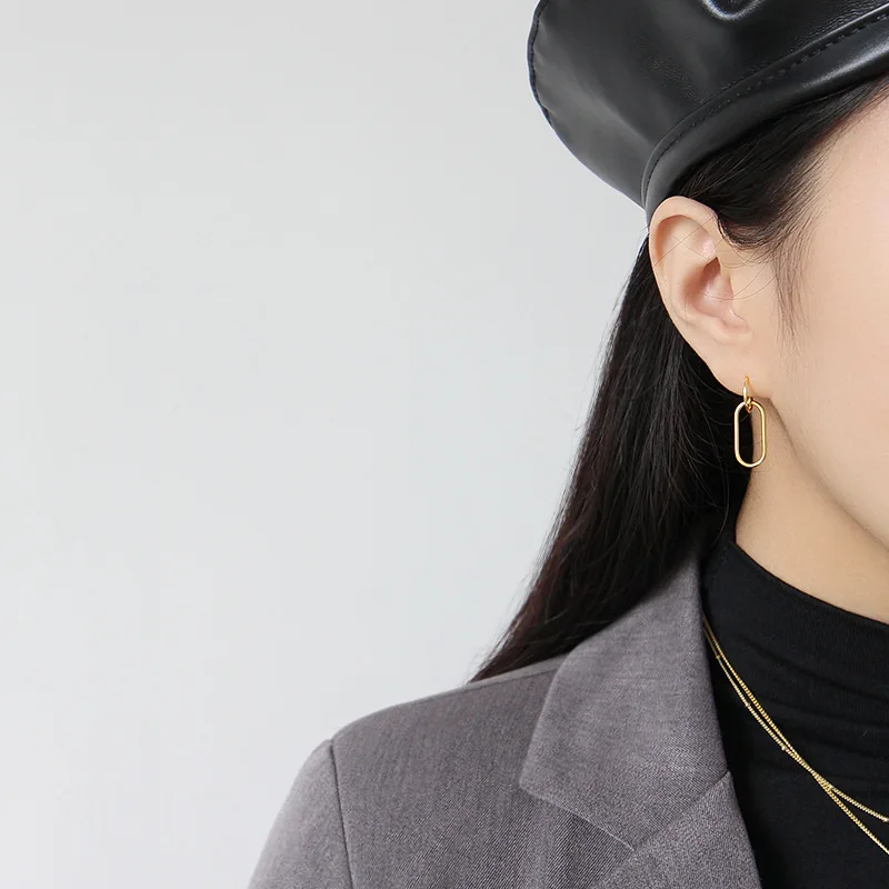 Серьги подвески из серебра 925 пробы 18 К|Серьги-подвески| |