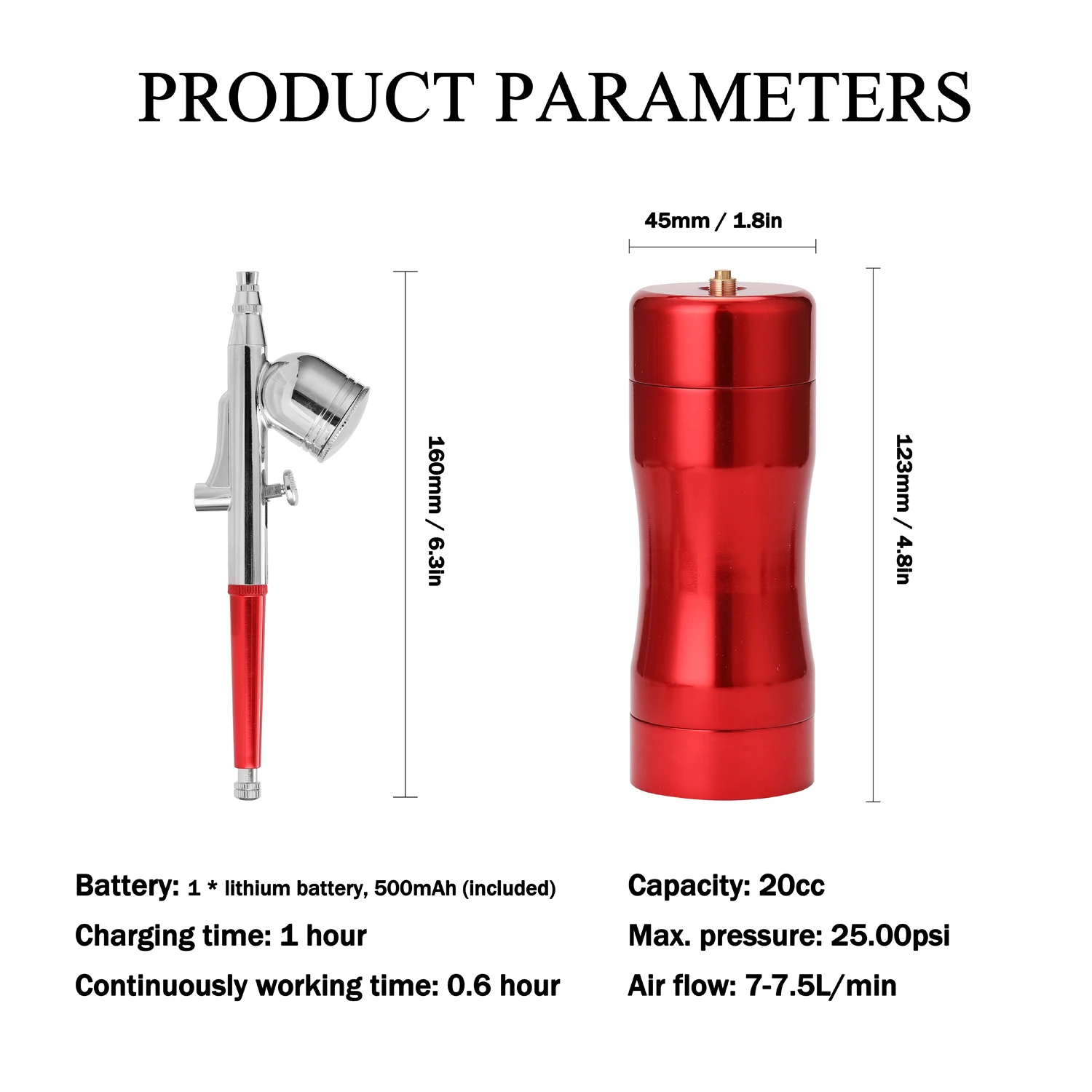 Comprar Juego De Mini Aerógrafo Inalámbrico Multiuso, Bomba De Pulverización, Pluma De Pistola, Kit De Compresor De Aire De 7CC, Juego De Pinceles De Aire Portátil, Modelo De Pintura Artística