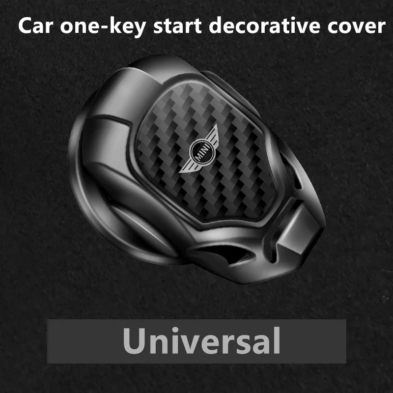 Одна кнопка Зажигания декоративное кольцо крышка запуска/остановки двигателя